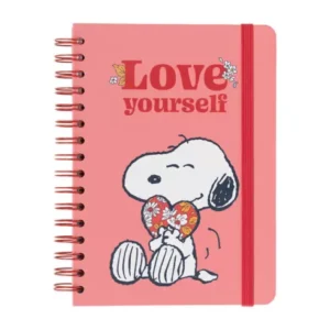 Snoopy σημειωματάριο love yourself Α5 σπιράλ