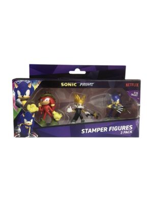 Sonic σφραγίδα φιγούρα 3τμχ netflix