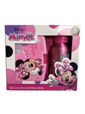 Minnie Mouse σετ δοχείο φαγητού και παγούρι Disney