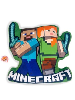 Minecraft μαξιλάρι λούτρινο δύο όψεις
