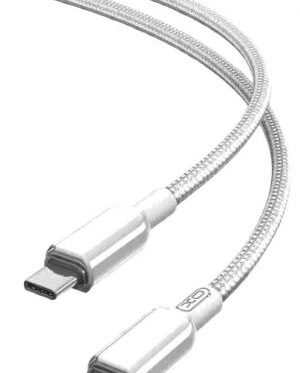 Καλώδιο φόρτισης Type-C σε Type-C λευκό