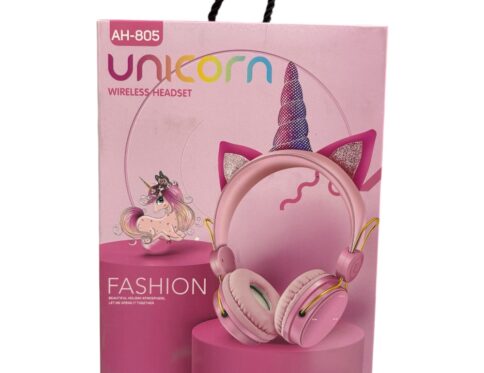 Unicorn ακουστικά bluetooth ροζ