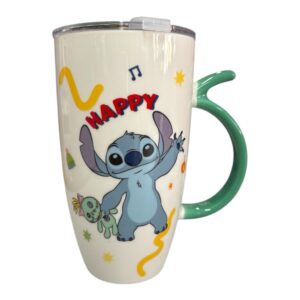 Stitch happy ποτήρι κεραμικό