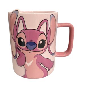 Angel κούπα με ροζ χερούλι