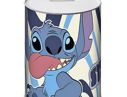 Stitch μεταλλικός κουμπαράς