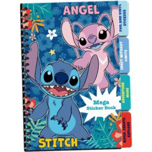 Stitch τετράδιο με αυτοκόλλητα και θέματα Disney