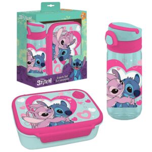 Stitch σετ δοχείο φαγητού και μπουκάλι Disney