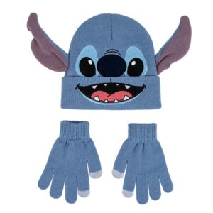 Stitch σκουφί και γάντια Disney