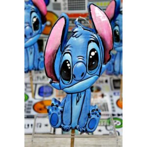 Stitch πασχαλινή λαμπάδα πλακέτα