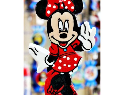 Minnie Mouse πασχαλινή λαμπάδα πλακέτα