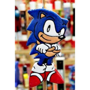 Sonic πασχαλινή λαμπάδα πλακέτα